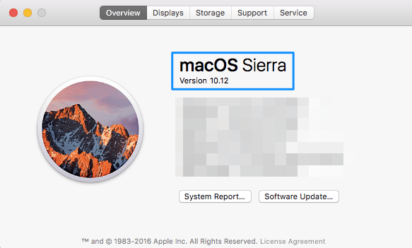 macOS Sierra for Xcode